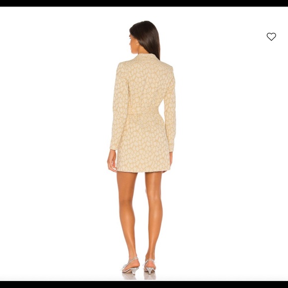 Lovers + Friends Jay Blazer Dress Neutral Leopard - Picture 3 of 8